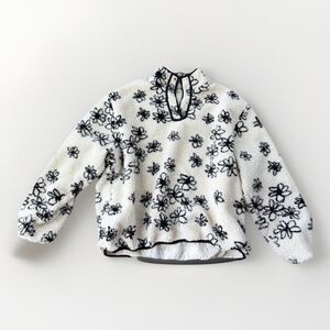 Parke Floral Fleece Pullover Sweatshirt Size 2XL